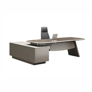 Mesa de oficina de director en forma de L de lujo de gama alta Yazhi Gerente CEO Boss Mesa de oficina ejecutiva moderna Escritorio - Product Image 5