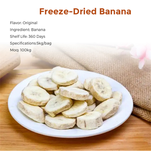 Plátano Liofilizado de Alta Calidad con Tecnología de Congelación FD para Preservar la Frescura, Larga Vida Útil, Frutas Liofilizadas - Product Image 5