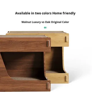 Rumah papan goresan kucing, antigores, kepadatan tinggi, bergelombang untuk kucing dalam ruangan, semua musim, mainan hewan peliharaan - Product Image 3