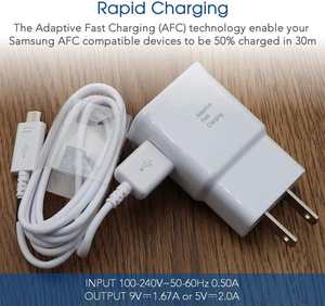 <span class=keywords><strong>Chargeur</strong></span> mural câble Micro USB à charge rapide pour <span class=keywords><strong>Samsung</strong></span> S7/S7 Edge/S6/S6 Plus/A6/J7/<span class=keywords><strong>J3</strong></span>/ Note 5 4 - Product Image 4