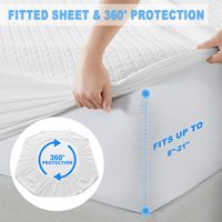 Housse de protection de matelas en textile de maison, respirante, tissu 3D Air, douce, lavable, imperméable