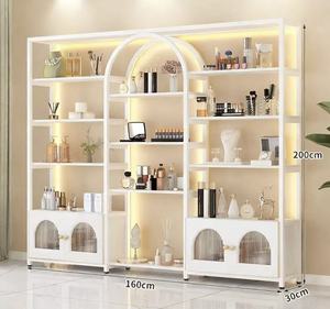 Vitrina Iluminada de Múltiples Niveles <span class=keywords><strong>EMMA</strong></span> para Salón de Belleza, Exhibidor Comercial para Esmaltes de Uñas, Geles y Cosméticos - Product Image 1
