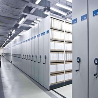 Étagère d'archives métallique personnalisée, mobilier de bureau commercial moderne, optimisation de l'espace, classeur mobile, couleurs variées