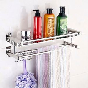 Hot Sale Stainless Steel Rotatable Towel Rack Wall Mounted Multi-layer Storage Organizer Modern Design 50-60cm Apartment Fashion - Product Image 2