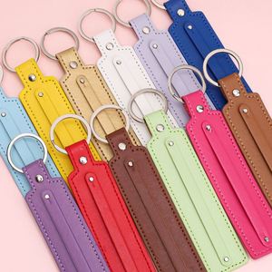 Simple Leather Phone Chains Wholesale Key Chain for 8mm Slide Charm Women Men Kids DIY Gifts New Year - Product Image 5