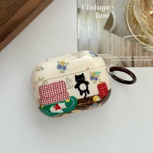 IMD Black Cat Style Protective Shell for <b>AirPods</b> Pro 1 2 3 Earphone <b>Cover</b> Full Coverage TPU for <b>AirPods</b> 1 2 3 4 Earphone <b>Case</b> - Product Image 5