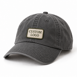 Casquette Snapback en Coton Lavé Imperméable avec Logo Brodé Personnalisé en Corduroy à 6 Panneaux pour l'Extérieur – Vente en Gros - Product Image 5