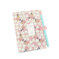 Hengyao-Bolsa de documentos con patrón Floral A4, herramienta de clasificación de papeles de prueba, carpeta de archivo de expansión