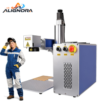 Máquinas de marcado láser de fibra metálica portátiles Raycus JPT Mopa de 20w/30w/50w/100w Max para marcado láser CNC industrial en acero y metal.