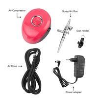 Mini pompe à air rechargeable BT-19, kit d'aérographe cosmétique à alimentation par gravité, compresseur d'air en cuivre pour la décoration de gâteaux