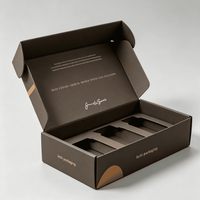 Caja de Cartón Kraft Reciclable con Logotipo Personalizado, Embalaje Protector para Botellas de Vidrio, Suplementos Alimenticios, Cajas de Embalaje para Alimentos
