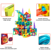 Multi couleurs 160pcs magnétique marble run race track toy set for rolling ball toy of racing game