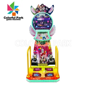 Kid electronic coin operated arcade cabinet just dance video game zone multi danz base arcade dance game machine