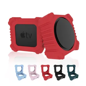 Hot Newest Tv 6 Gen For Apple 4k TV Box Shockproof Protective Silicone Cover Tv Remote Control Cases