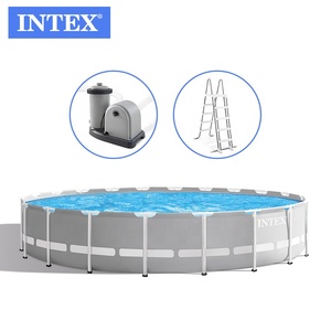 <span class=keywords><strong>INTEX</strong></span> 26756 20FT X 52IN Premium Pools Grand cadre métallique <span class=keywords><strong>Piscine</strong></span> hors sol <span class=keywords><strong>Piscine</strong></span> en PVC et acier inoxydable - Product Image 5