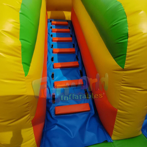Commercial grade rainbow <b>inflatable</b> bounce house and slide combo chateau gonflable bouncy castle outdoor - Product Image 6