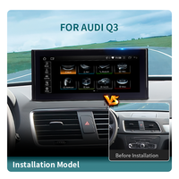 Autoradio Android pour Audi Q3 2013-2018 KLYDE Écran 10.25 pouces Autoradio sans fil Carplay GPS Navi Multimedia Player