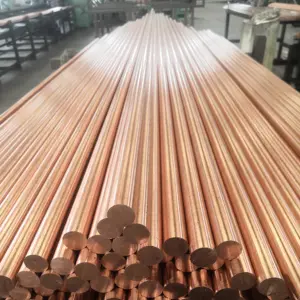 Customized C101 Dia 2-90mm Round Bar Rod Hard Half-hard 99.9% Red Copper