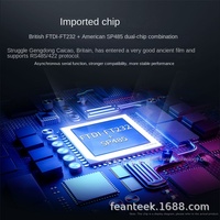 Adaptador USB a RS485/RS422 Línea de conversión industrial con PIN DB9 a través de material de PVC de protección EMC TVS