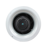 Ventilador Centrífugo EC de Alta Eficiencia de 250 mm, Control de Velocidad 0-10 VCC/PWM/RS485, Ventilador de Curva Inversa para Purificador de Aire HVAC