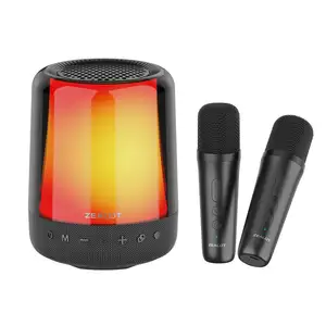 10W Portable Audio K Song Dual Blue Tooth Speaker Hifi Player 2 Wireless With Rgb Led Light Mini Karaoke Microphone