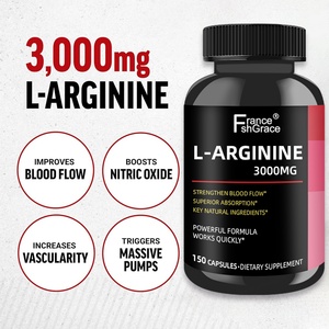 Suplemento de L-Arginina de Alta Calidad, 150 Cápsulas, Apoyo Muscular, Mayor Fuerza para Adultos, Cápsulas de L-Arginina - Product Image 2