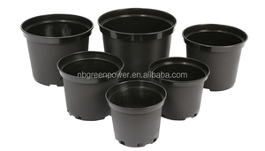 Pots en plastique moulé par injection noirs <span class=keywords><strong>de</strong></span> 7,5 L (tailles 1/1,5//2/3/5/6/7/10/12/15 gallons) pour pépinière et <span class=keywords><strong>jardin</strong></span> - Product Image 3