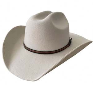 A111502 Sombrero de Fieltro de Lana 100% de Alta Calidad, Personalizable al por Mayor, Ala Ancha Rígida, Unisex, Casual, para las Cuatro Estaciones - Product Image 2