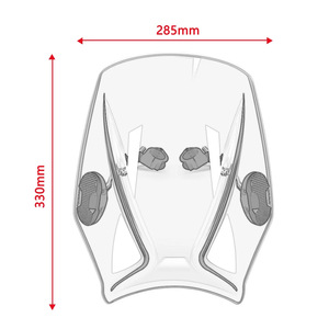 Nuevo Soporte Universal de Parabrisas de Plástico ABS para Motocicleta <span class=keywords><strong>Rebel</strong></span> CMX1100/CXM500 para Modificación/Actualización (2017-<span class=keywords><strong>2023</strong></span>) - Product Image 4