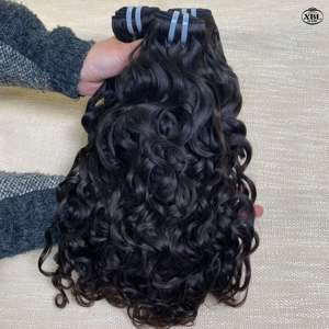 Chúng Tôi Cổ Phiếu Địa Phương Xblhair Lớp 12A Nguyên Liệu Đôi Sợi Ngang Tóc Bó Giá Rẻ 100% Liệu Lớp Biểu Bì Phù Hợp Tóc Con Người Tự Nhiên Sóng Bó - Product Image 1