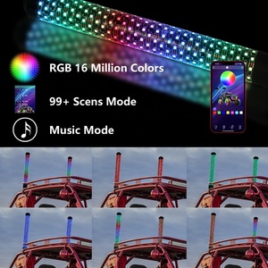 2 \ "2.2 \" béo roi mùa xuân cơ sở 1.5ft 2ft 3ft ứng dụng từ xa chức năng tín hiệu miễn phí Logo chất béo dẫn roi đèn cho rzr Road ATV Mới - Product Image 4