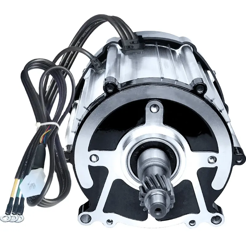 1500W 60V 72V BLDC orta montaj DC fırçasız motor için elektrikli üç tekerlekli araba araba