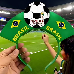 Diademas Luminosas con Banderas Nacionales <span class=keywords><strong>de</strong></span> EE. UU., Canadá y México para la Copa <span class=keywords><strong>Mundial</strong></span> <span class=keywords><strong>de</strong></span> Fútbol 2026, Artículos para Fanáticos <span class=keywords><strong>de</strong></span> Clubes y Equipos - Product Image 4