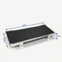 Yaomatec Portable petit convoyeur Table imprimante à jet d'encre Date numéro de lot Machine de codage universel Mini bande transporteuse