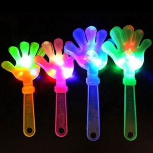 Vente en gros de claquettes à main LED multicolores bon marché, jouet en plastique coloré - Product Image 4