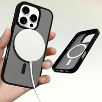 Coque de téléphone magnétique antichoc à toucher lisse anti-traces de doigts, design injecté, pour iPhone 15 16 17 18 Pro Max Pro Air