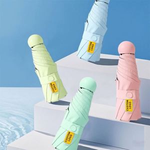 Parapluie de mariage manuel pliable en 6 sections avec logo imprimé, garantie de satisfaction pour l'extérieur - Product Image 1