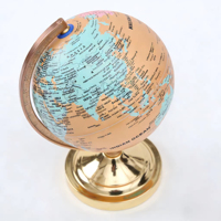 Globo Flotante 3D de 20 cm, Herramienta de Enseñanza de Geografía para Estudiantes, Base de PVC de Color, Decoración de Escritorio, Globo Terráqueo para el Aula