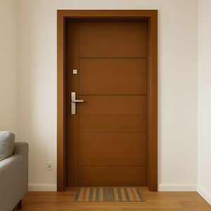 <span class=keywords><strong>Porte</strong></span> intérieure pré-montée Chantadoor moderne en <span class=keywords><strong>PVC</strong></span> et MDF avec cadre, isolation phonique, surface finie pour chambre et villa - Product Image 6