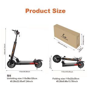 Trottinette électrique pliable M4 PRO tout-terrain, rapide, pour adultes, stock disponible en Europe, autonomie 60 km, électrique - Product Image 6