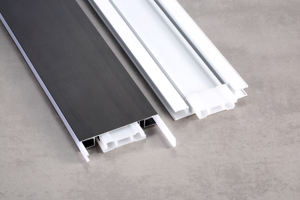 Fornitura diretta Jiangsu moderno 5cm battiscopa a LED opaca in lega di magnesio luce striscia di vetro accessori <span class=keywords><strong>per</strong></span> <span class=keywords><strong>piastrelle</strong></span> - Product Image 6