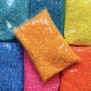 Gemas de Resina Redondas de Alta Calidad, Estilo Jelly, Sin Fijación en Caliente, para Decoración de Uñas, Estilo Plano para Prendas, Zapatos, Bolsos - Piedras de Estrás Sueltas - Product Image 4