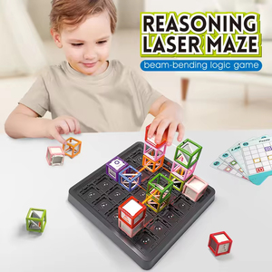Laberinto Láser de Inferencia, Juguete STEM, Juego de Escritorio, Cubo de Ensamblaje DIY, Haz de Luz que se Dobla, Pensamiento Lógico Espacial, Juguete Educativo para Niños - Product Image 2