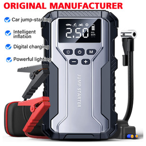 Démarreur de <span class=keywords><strong>voiture</strong></span> 2000A 12000mAh avec compresseur d'air numérique 150 PSI Charge rapide USB-C <span class=keywords><strong>Batterie</strong></span> portable Booster - Product Image 1