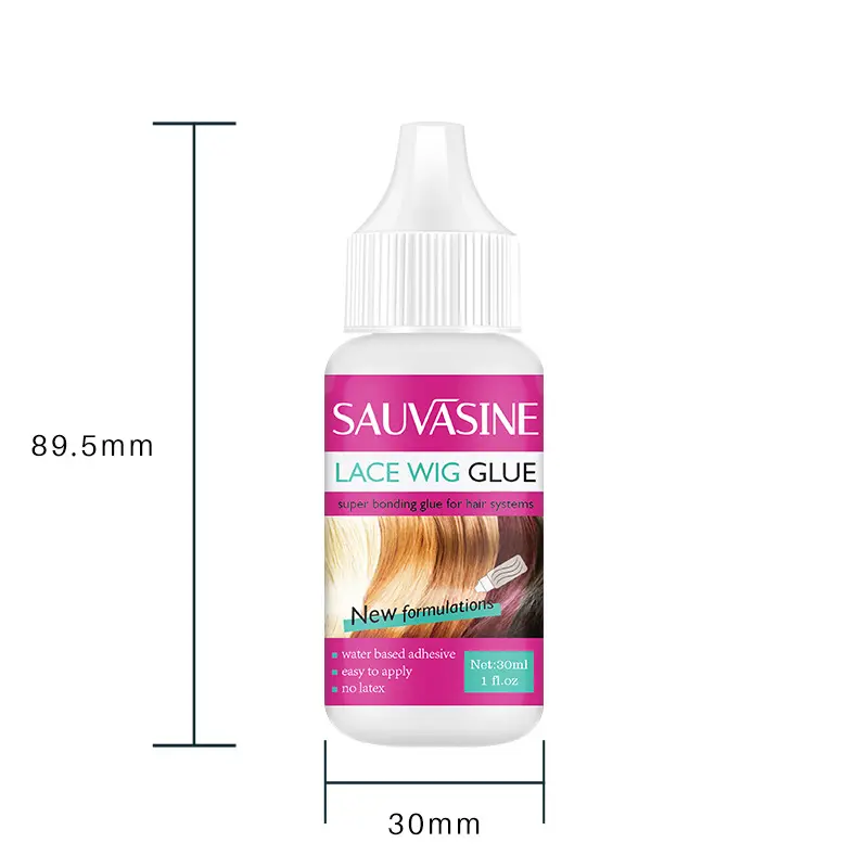 SAUVASINE กาวติดวิกผมกันน้ำมันแข็งแรง,กาวติดทนต่อการตกหล่นวิกผม