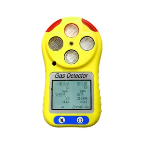 Portátil de hidrógeno fosfina amoníaco metano No2 Ph3 O2 Co2 Co Hc 4 Multi Monitor de Gas Tester medidor de medición de Detector