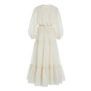 Nouvelle arrivée automne hiver vêtements pour femmes col rond décontracté à manches longues robe longue - Product Image 3