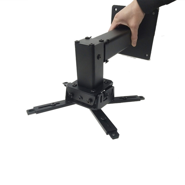 Flyin YB03 Projector Wall Mount Aluminum Bracket Hanger Thickened Engineering Mount with Cable Storage Stand
