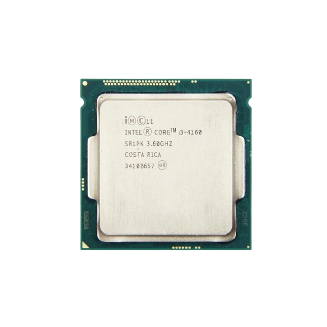 For Core I3-4160 Processor 2 Cores 4 Threads 3.60GHz LGA 1150 3MB Cache 54W TDP Desktop 64-Bit