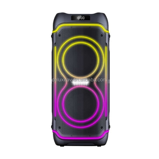 Rechargeable 100W Live Party Box Speaker Outdoor Portable Karaoke BT Audio Speakers With LED Light
